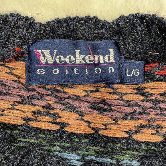 Vintage Colourful Knit Sweater - Picture 5 of 9